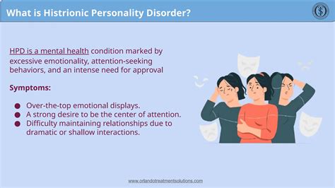 Histrionic Personality Disorder: Understanding and Treatment | PPTX