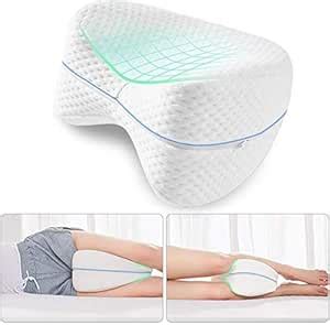 Vroxy Soft Memory Foam Knee Support Leg Rest Pillow for Side Sleepers ...