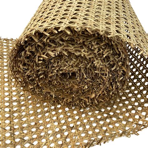 Minhkust 14 20 Width Natural Rattan Cane Webbing Roll Pre | Desertcart ...