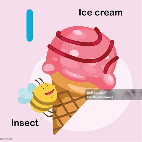 Illustration Isolated Alphabet Letter I