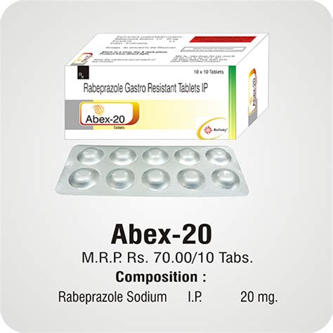 Abex-20 Tablets Medibyte A Division of Dr. Kumars Pharmaceuticals