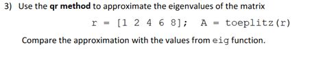 Eigenvalues Using QR Transformations 的图像结果