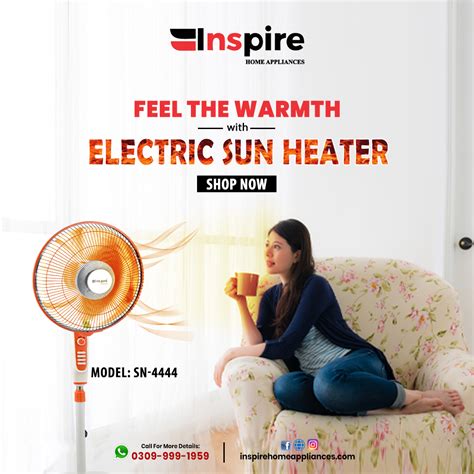 Inspire Sun Heaters with Extra Ordinary Heat - Choice Electronics Rwp