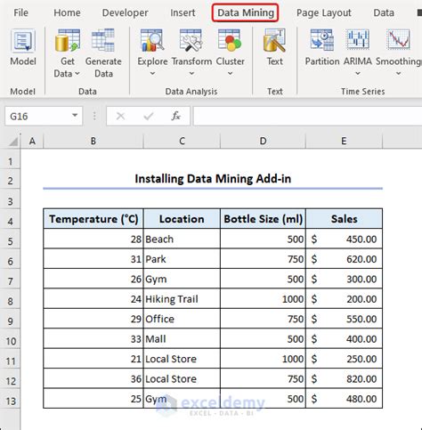 Image result for Data Mining Tools Excel