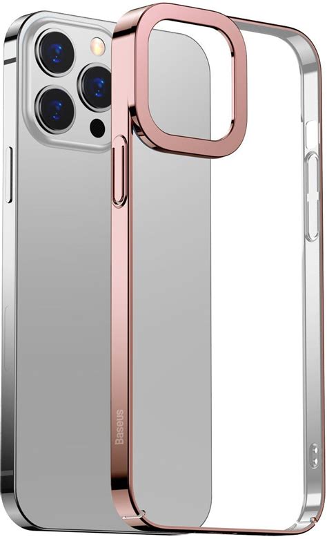 Baseus Glitter Hard PC Case Transparent Electroplating Cover for iPhon ...