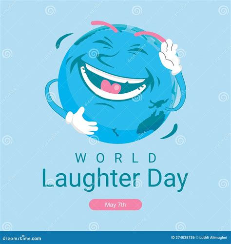 World Laughter Day Poster Template Stock Vector - Illustration of world ...