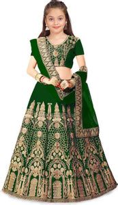 facerfore Girls Lehenga Choli Ethnic Wear Embroidered Lehenga, Choli ...