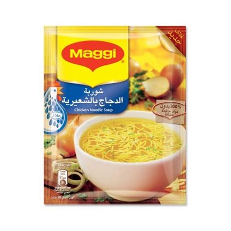 شوربة ماجي بالدجاج والنودلز، 60 غرام Maggi Chicken Noodle Soup, 60g