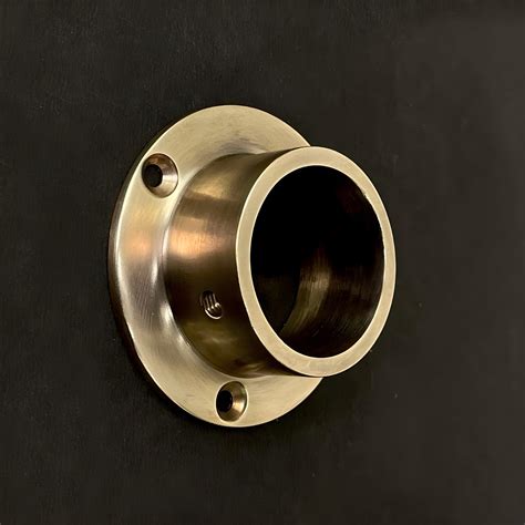 1-1/4'' Polished Brass Closet Rod Brackets | Durable & Easy ...