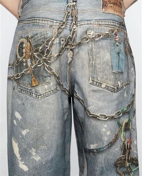 JUMIRO on Instagram: "@acnestudios Key-Chain Printed Denim." in 2025 ...