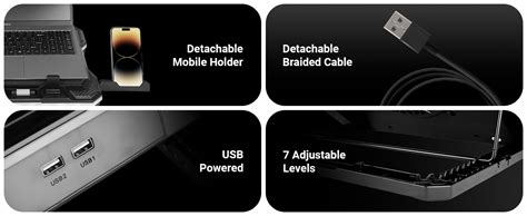 ZEBRONICS NC9200, Laptop Cooling Pad, 140mm RGB LED Fan, Upto 19 inch ...