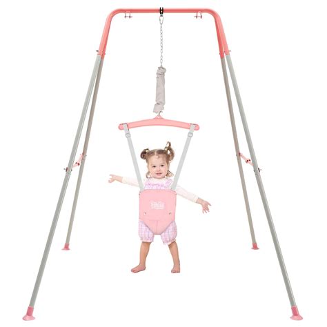 Amazon.com : FUNLIO Baby Jumper with Stand for 6-24 Months, Infant Jumper for Indoor/Outdoor ...