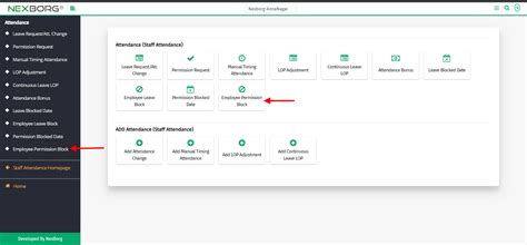 To Add/Update Employee Permission Block