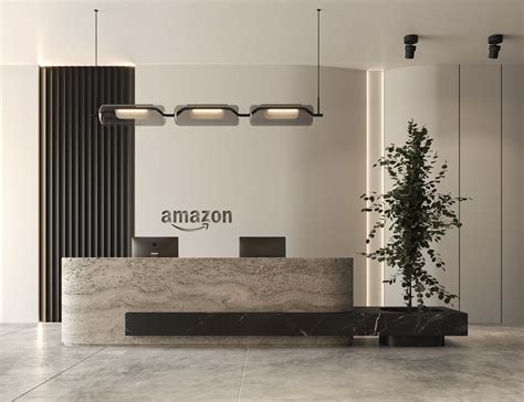 Amazon Company Reception Area Design - headquarters of amazon