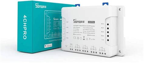 Sonoff 4CH Pro R3 Wi-Fi Smart Switch 4-Channel Din Rail Mounting Home ...