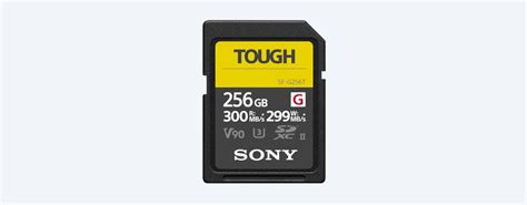 SF-G Series TOUGH UHS-II SD Memory Cards | 32, 64 & 128-GB | Sony India