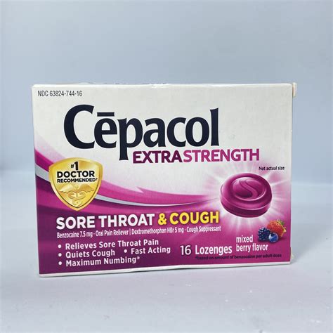 Cepacol – Extra Strength (dulces para el dolor de garganta y tos) – ISA ...