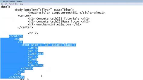 Image result for HTML Tutorials YouTube