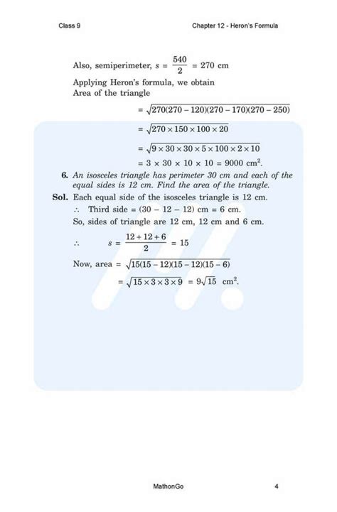Image result for Chapter 12 Class 9 in Mathematics Exercise 12.1