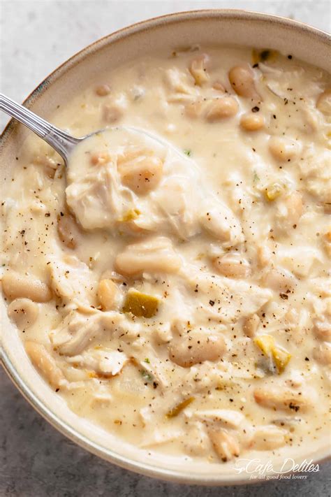 White Turkey Chili - Cafe Delites