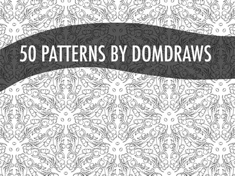 50 PAGES Adult Coloring Pages Original Intricate Patterns, Mandala ...