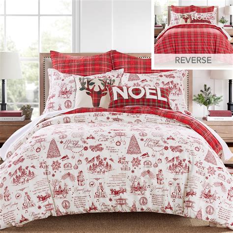 Amazon.com: Levtex Home - Yuletide Comforter Set - King Holiday ...