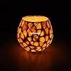 Buy Lalhaveli Tea Light Candle Holder 1 Pcs Shell Glass Candle Holder ...