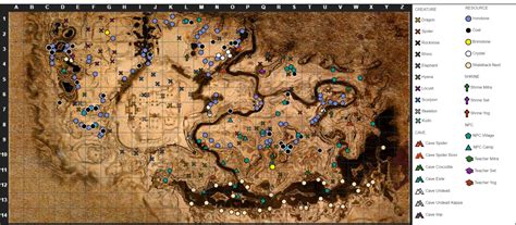 most up to date map conan exiles resource map (credit to the team at ...