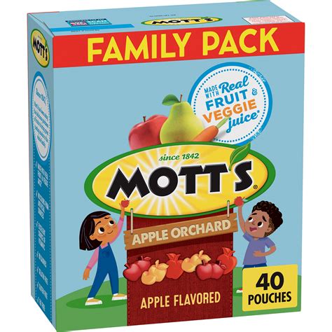 Mott's Fruit Flavored Snacks, Apple Orchard, Gluten Free Snack, Family ...