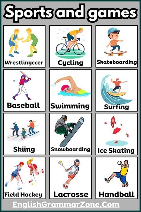 Easy Different Kinds of Sports 的图像结果