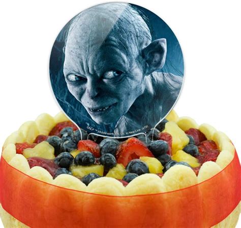 Buy Acrylic The Lord of the Rings Gollum Character Cake Topper Party ...