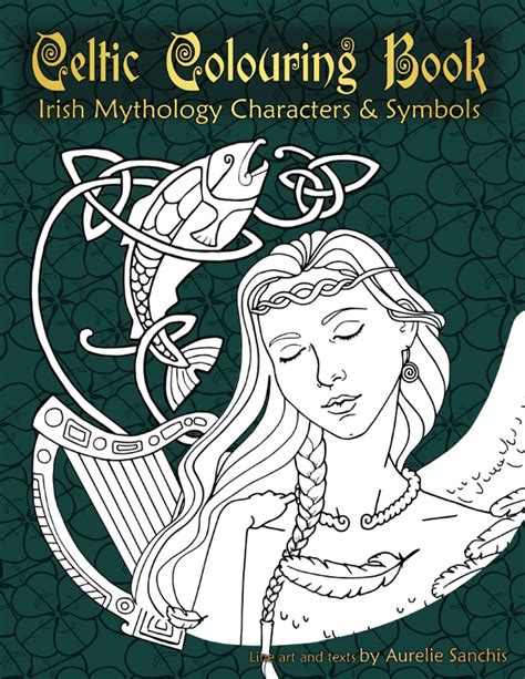 Buy Celtic Colouring Book of Irish Mythology Characters & Symbols ...