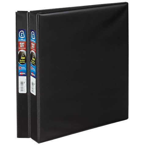 Avery Heavy-Duty Binders, 1 inch Rings, 2 Binders (46047) - Walmart.com
