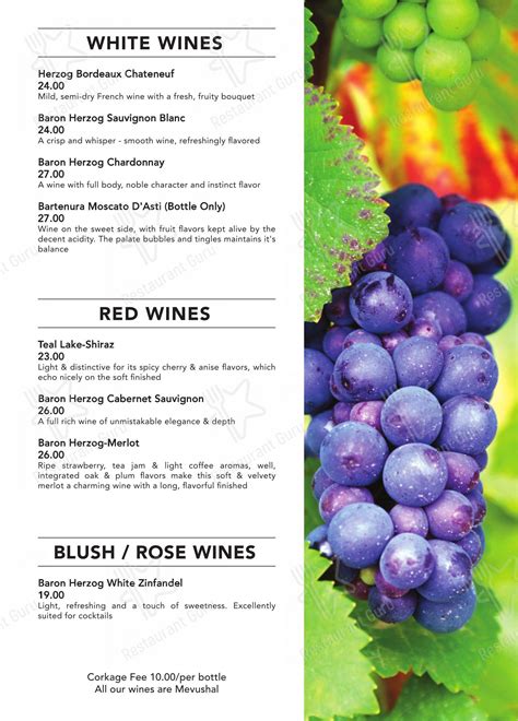 Menu at Cho-Sen Island restaurant, Lawrence