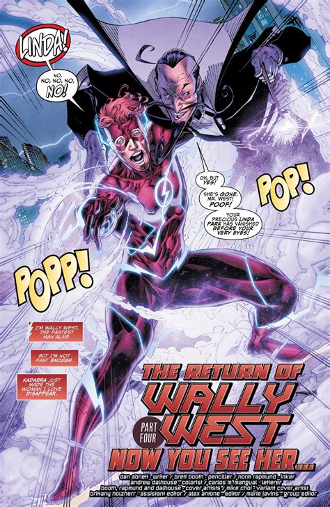 Wally West And Linda Park