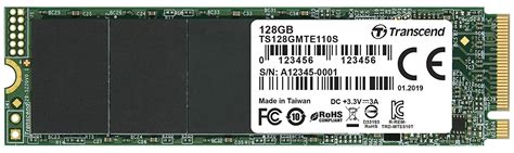 Amazon.in: Buy Transcend 128GB SSD NVMe PCIe Gen3 x4 110S, Solid State ...