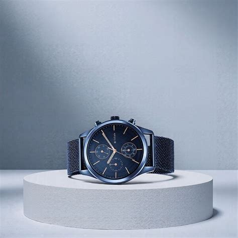 Buy Online Titan Men's Sartorial Neo Splash: Blue Dial Multifunction ...