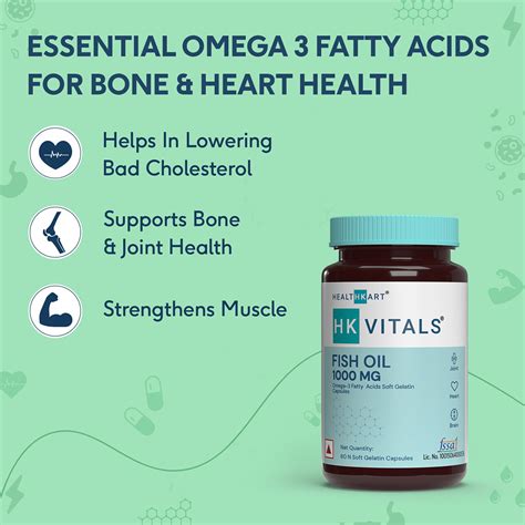 Buy HealthKart HK Vitals Multivitamin and Fish Oil 1000mg Combo, (60 ...