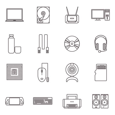 Computer Hardware Examples Icon 的图像结果