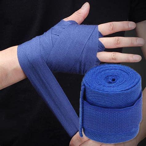 1pc 2.5M Cotton Sports Strap Boxing Bandage MMA Gloves Kick Hand Wrist ...