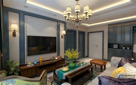 简约三居室128平米10万-华南城紫荆名都装修案例-哈尔滨房天下家居装修网