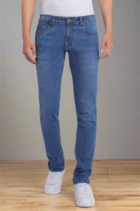 Buy Trendy plus size Custom made slim fit jeans for men – Enim