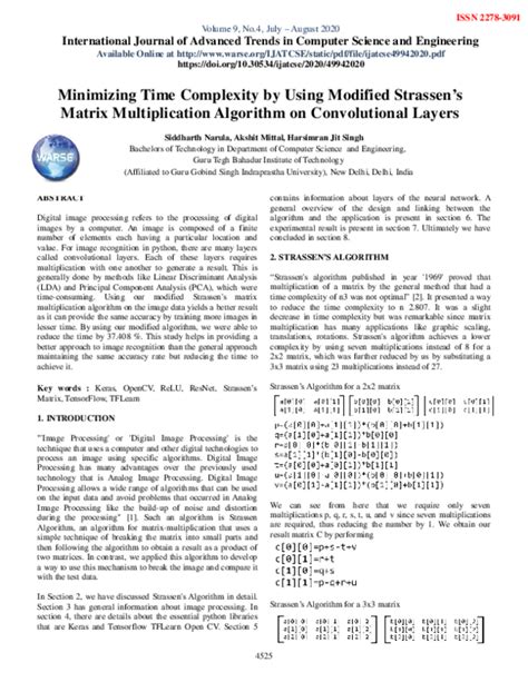 Strassen's Matrix Time Complexity 的图像结果