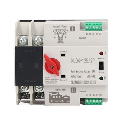 AC230V 2P Dual Power Automatic Transfer Switch Dual Power Generator ...