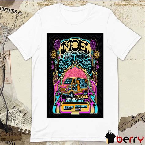 Official Poster Moe Band Summer 2024 July 17 2024 Outer Harbor Buffalo ...