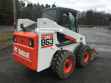 Bobcat 863 Skid Steer Loader Enclosed Cab Heat Air Wbucket We Ship