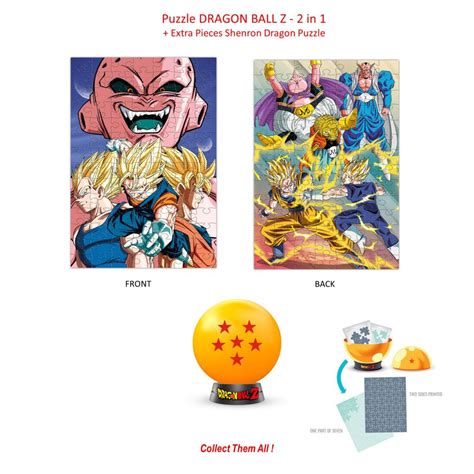 DRAGON BALL Z - Collectible Puzzle - 6 Stars - 2in1 Puzzle + Extra ...