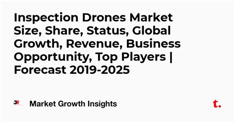 Inspection Drones Market Size, Share, Status, Global Growth, Revenue ...