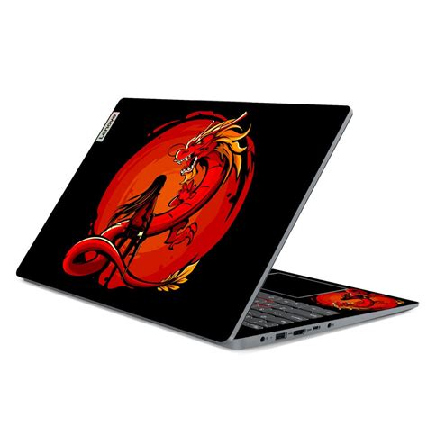 Shop Dragon Tales Women with Gun Laptop Skin for Lenovo | Buy Online ...