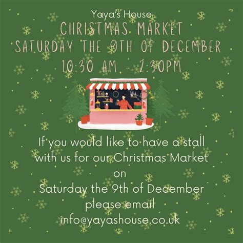 Yaya’s Christmas Market , Yaya’s House, Ipswich, 9 December 2023 ...